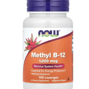 NOW Foods Methyl B-12 1000 mcg, 100 həb